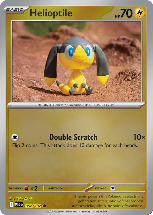 Helioptile [Reverse Holo] #52