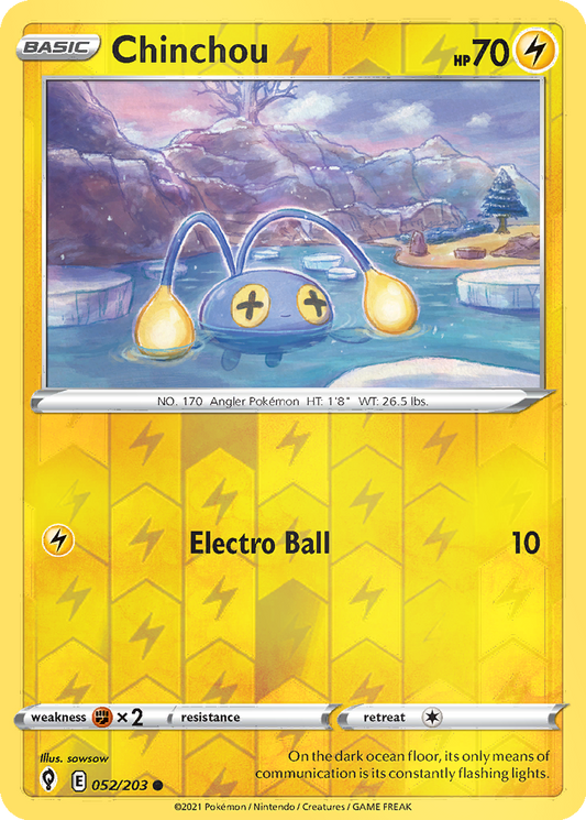 Chinchou [Reverse Holo] #52