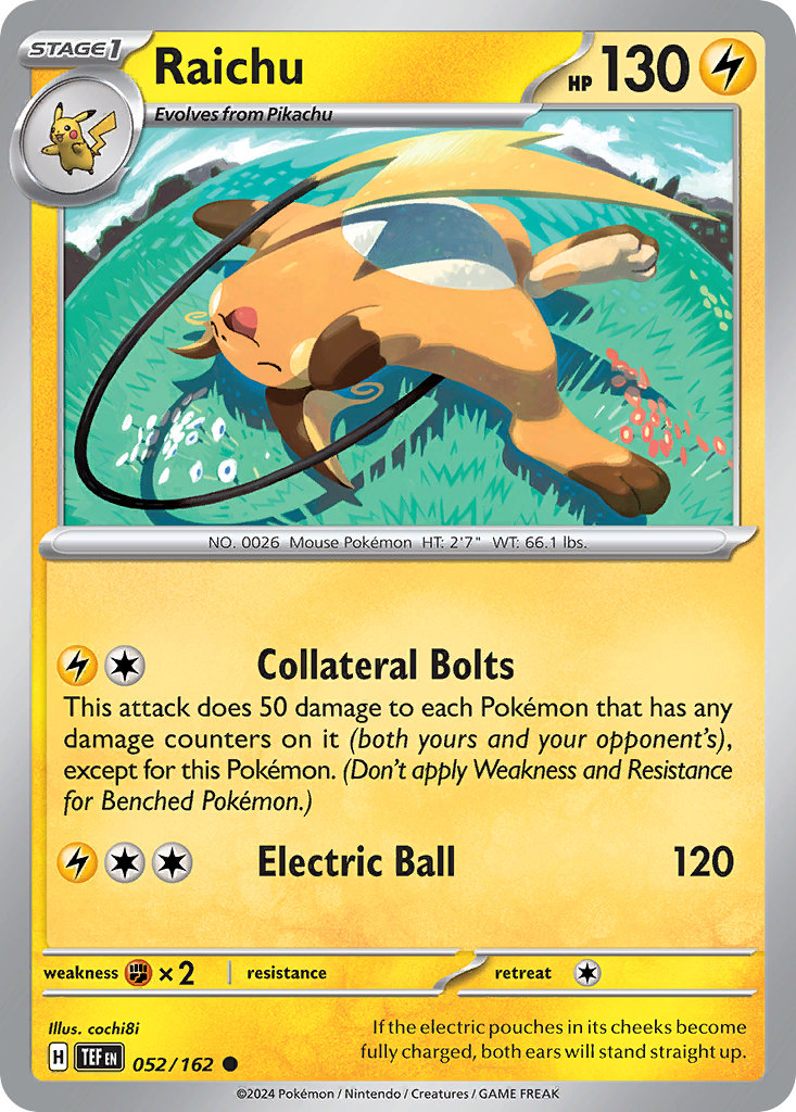 Raichu Temporal Forces 52