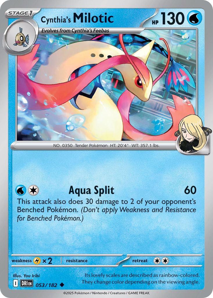 Cynthia's Milotic Destined Rivals 53