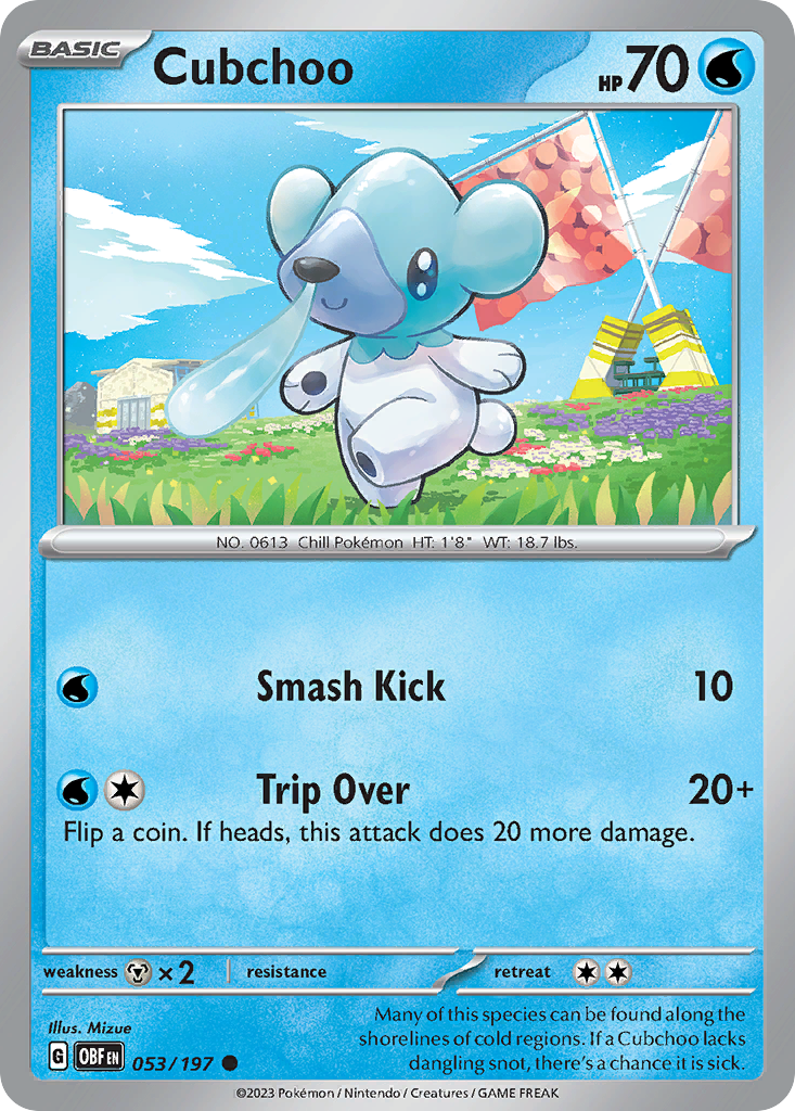 Cubchoo Obsidian Flames 53