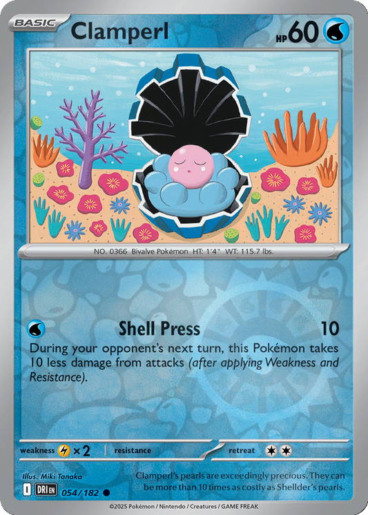 Clamperl [Reverse Holo] #54