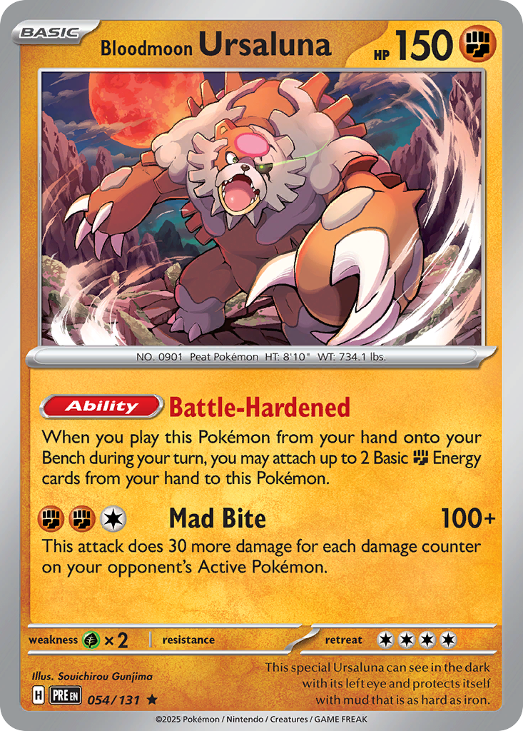 Bloodmoon Ursaluna [Poke Ball] #54