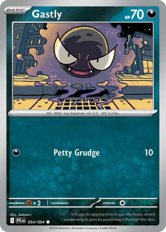 Gastly Phantasmal Flames 54
