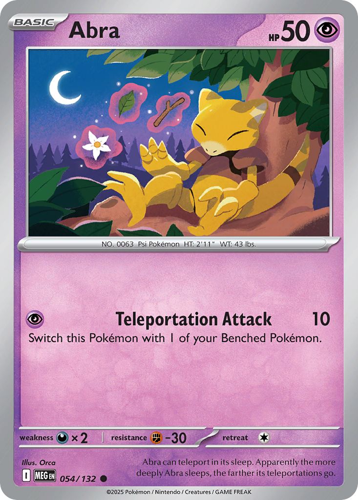Abra Mega Evolution 54