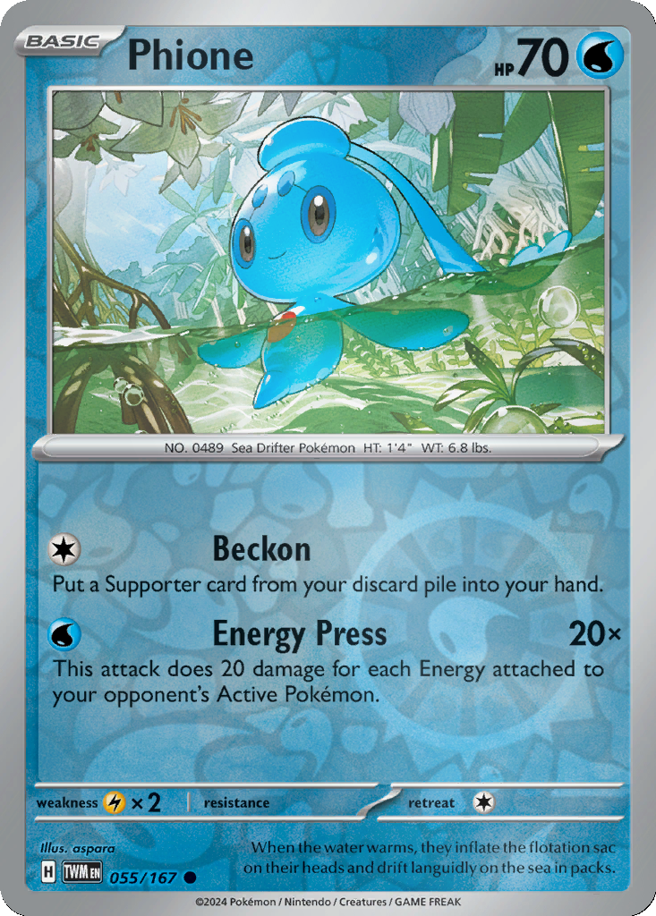 Phione [Reverse Holo] #55