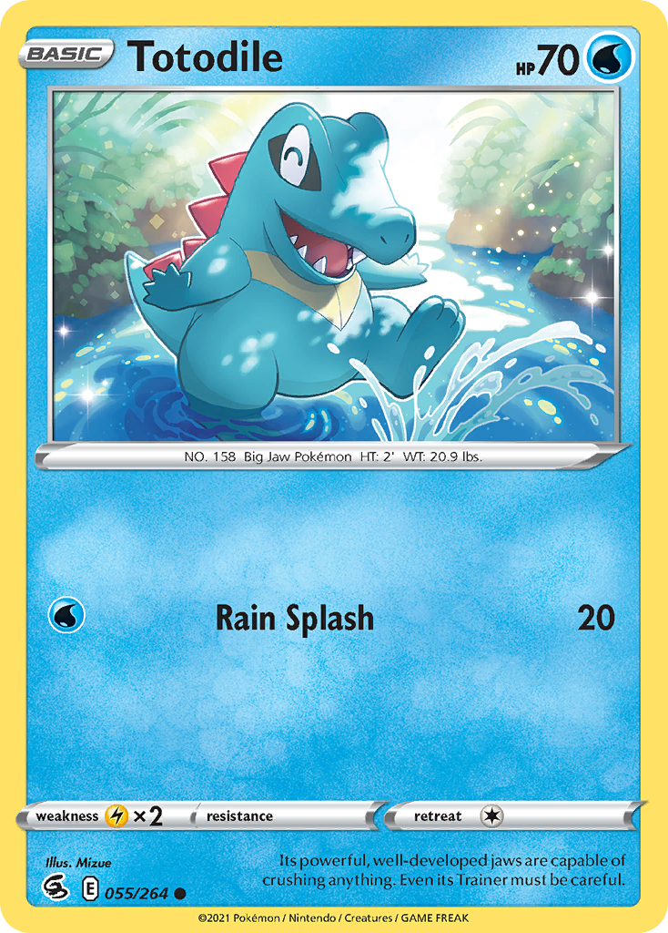 Totodile Fusion Strike 55