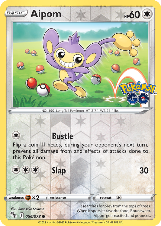 Aipom [Reverse Holo] #56