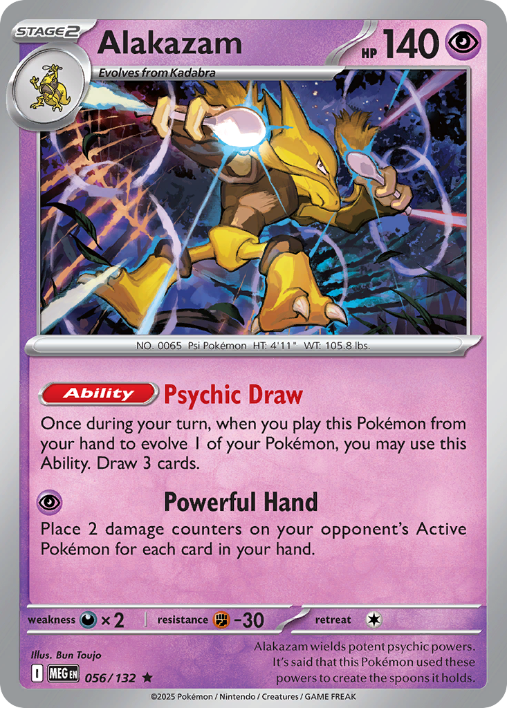 Alakazam Mega Evolution 56