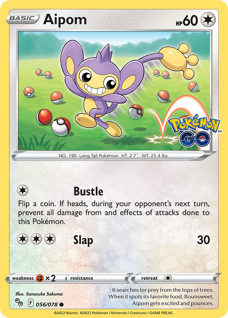 Aipom Pokémon GO 56