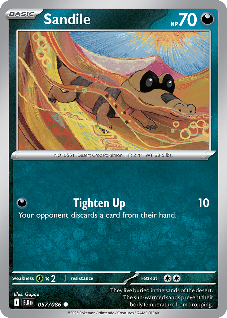 Sandile [Poke Ball] #57