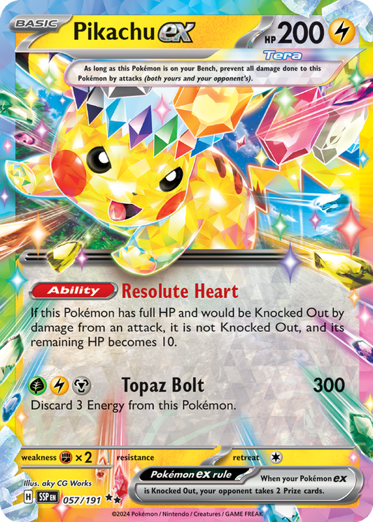 Pikachu ex #57