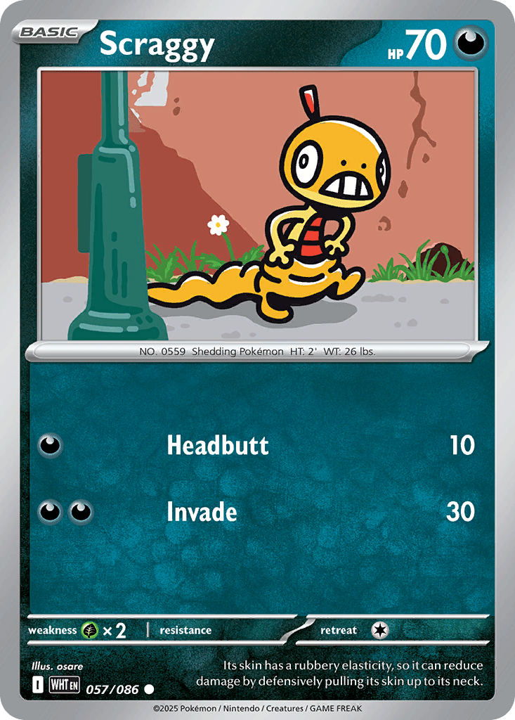 Scraggy [Poke Ball] #57