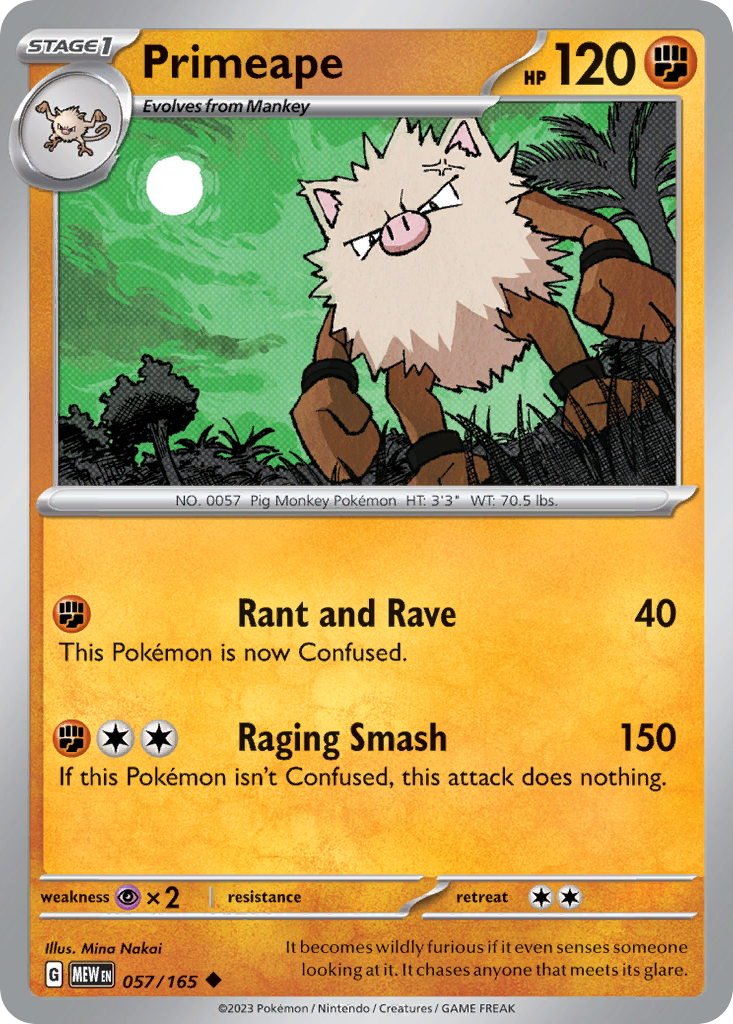Primeape 151 57
