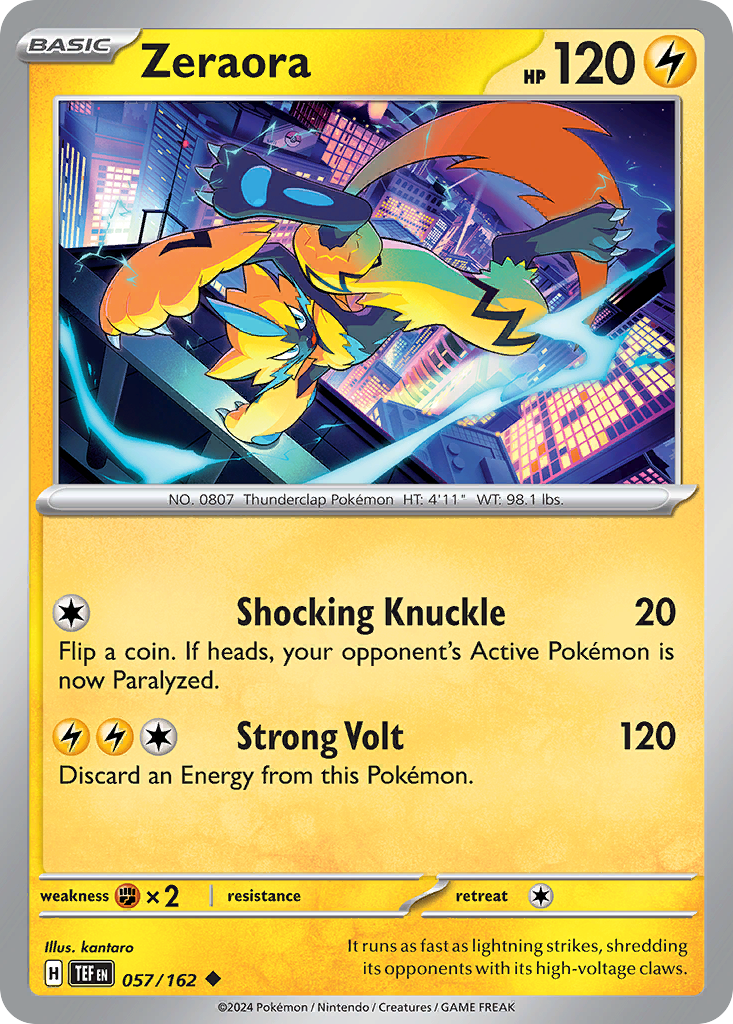 Zeraora Temporal Forces 57