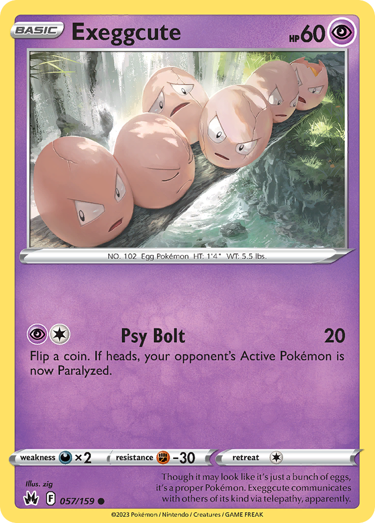Exeggcute Crown Zenith 57