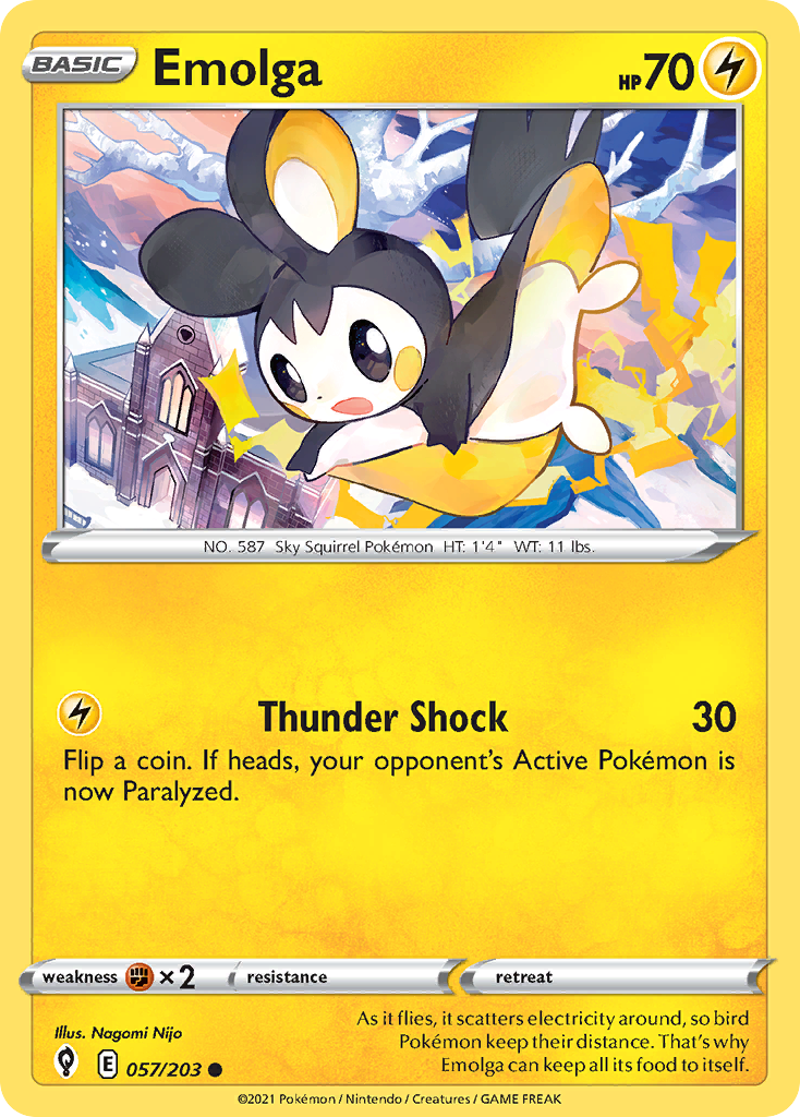 Emolga Evolving Skies 57