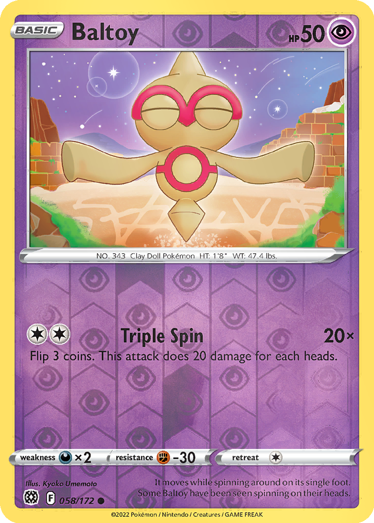 Baltoy [Reverse Holo] #58