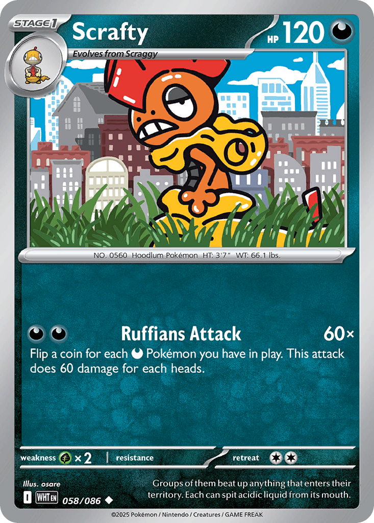 Scrafty [Reverse] #58