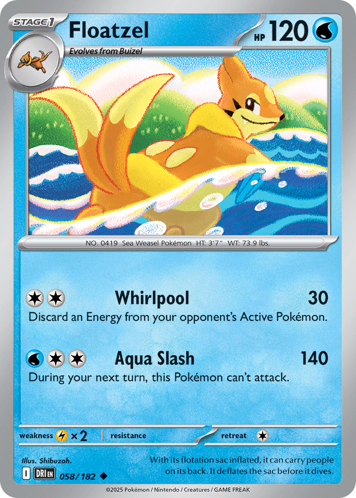 Floatzel #58