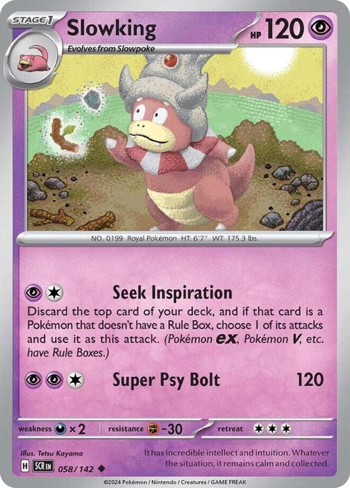 Slowking Stellar Crown 58