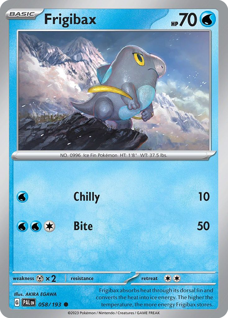 Frigibax Paldea Evolved 58