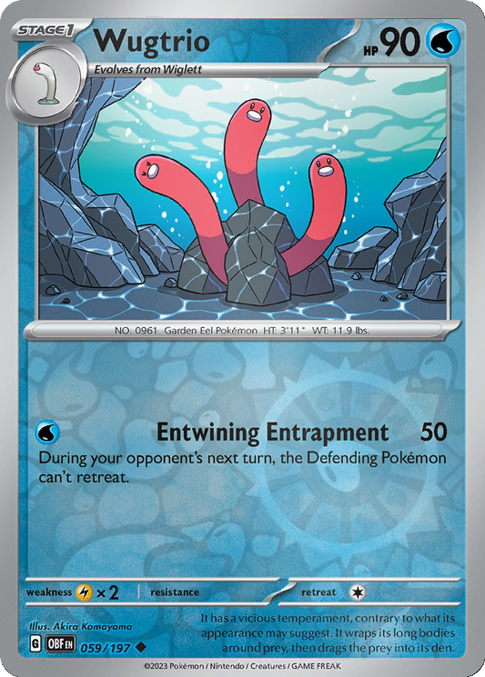 Wugtrio [Reverse Holo] #59