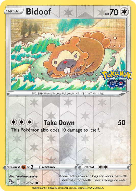 Bidoof [Reverse Holo] #59