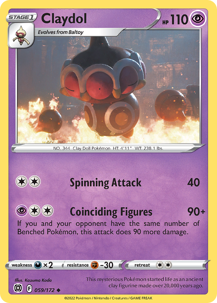 Claydol Brilliant Stars 59