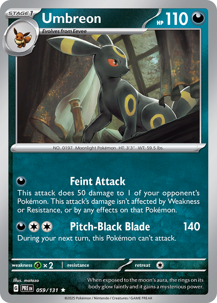 Umbreon Prismatic Evolutions 59