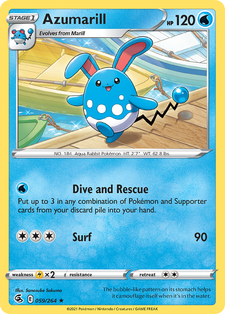 Azumarill Fusion Strike 59