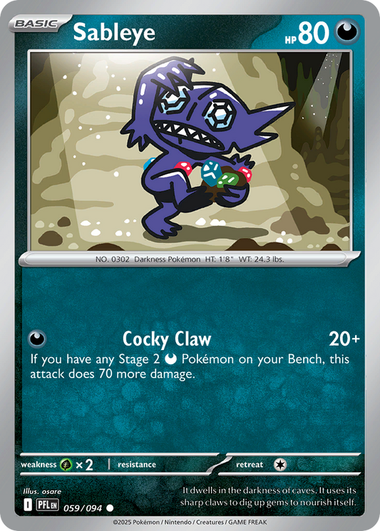 Sableye Phantasmal Flames 59
