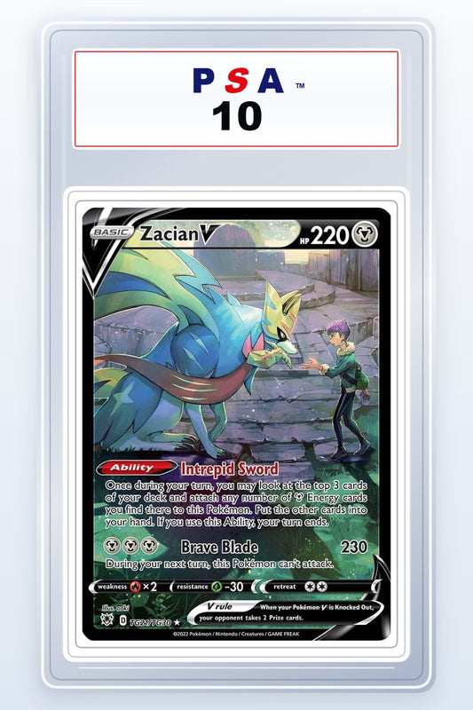 Zacian V #TG21 PSA 10