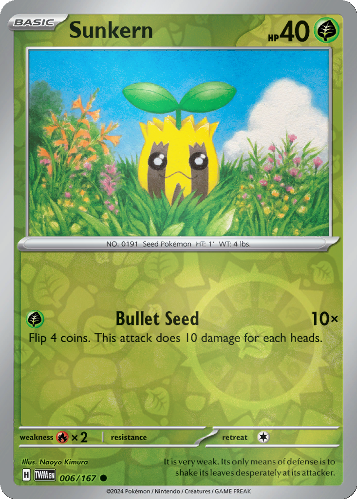 Sunkern [Reverse Holo] #6