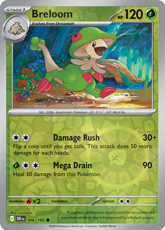 Breloom [Reverse Holo] #6