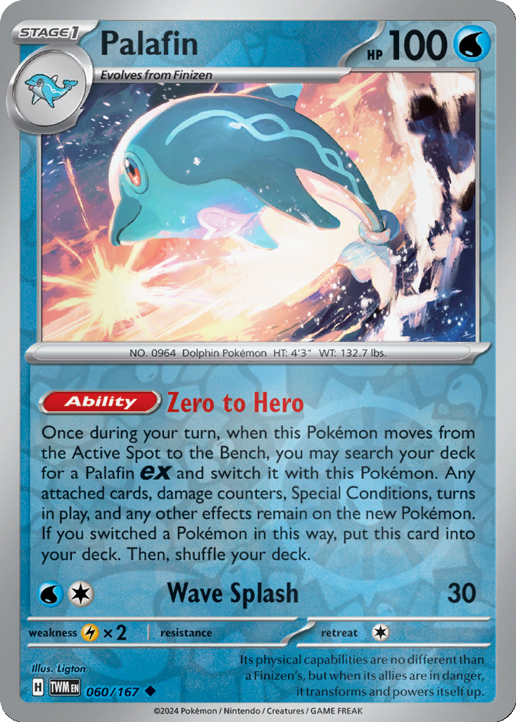 Palafin [Reverse Holo] #60