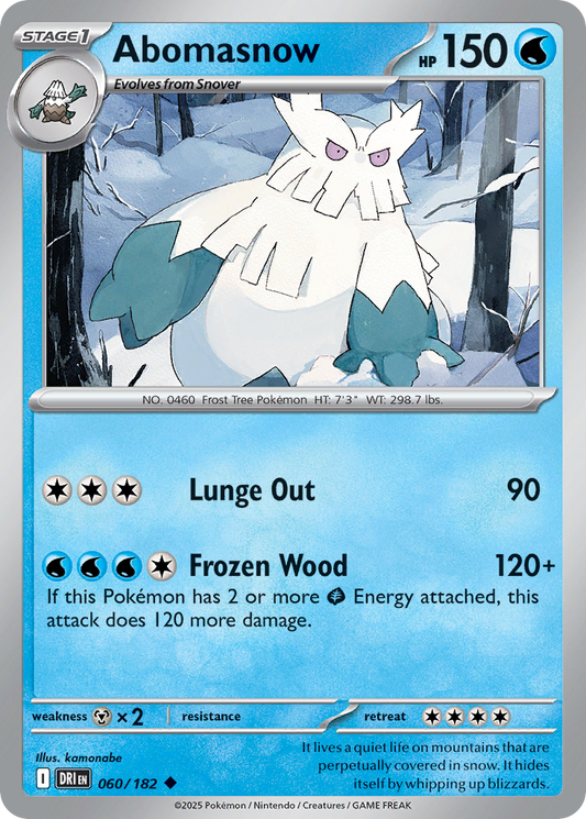 Abomasnow Destined Rivals 60