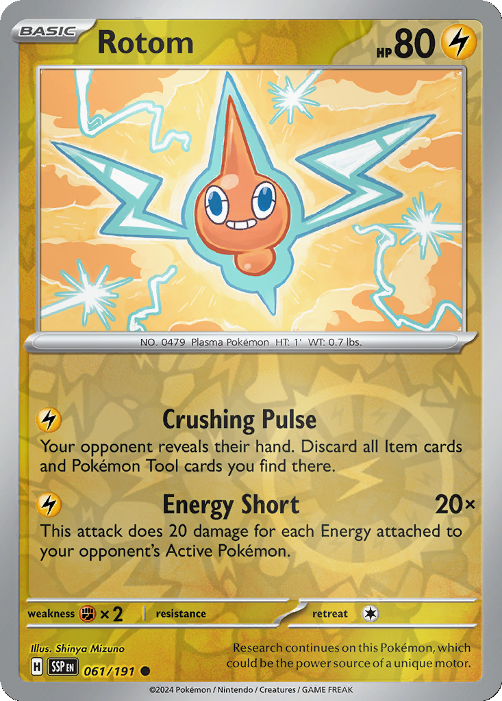 Rotom [Reverse Holo] #61