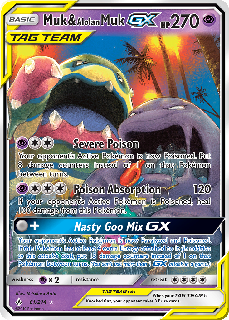 Muk & Alolan Muk-GX Unbroken Bonds 61