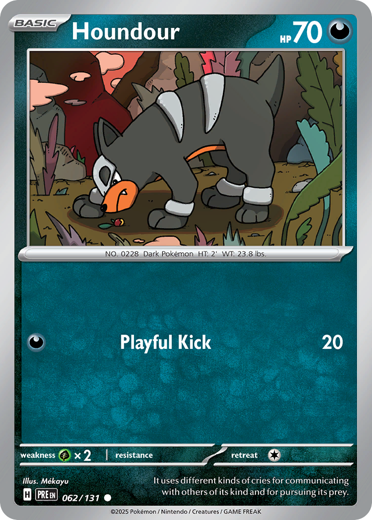 Houndour Prismatic Evolutions 62