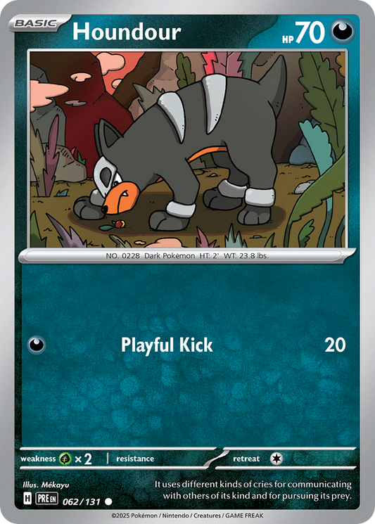 Houndour Prismatic Evolutions 62