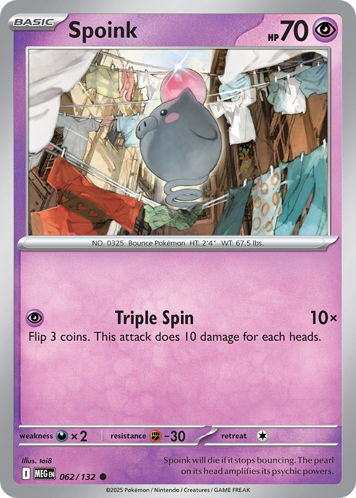 Spoink Mega Evolution 62