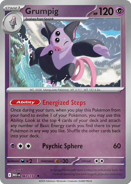 Grumpig [Reverse Holo] #63