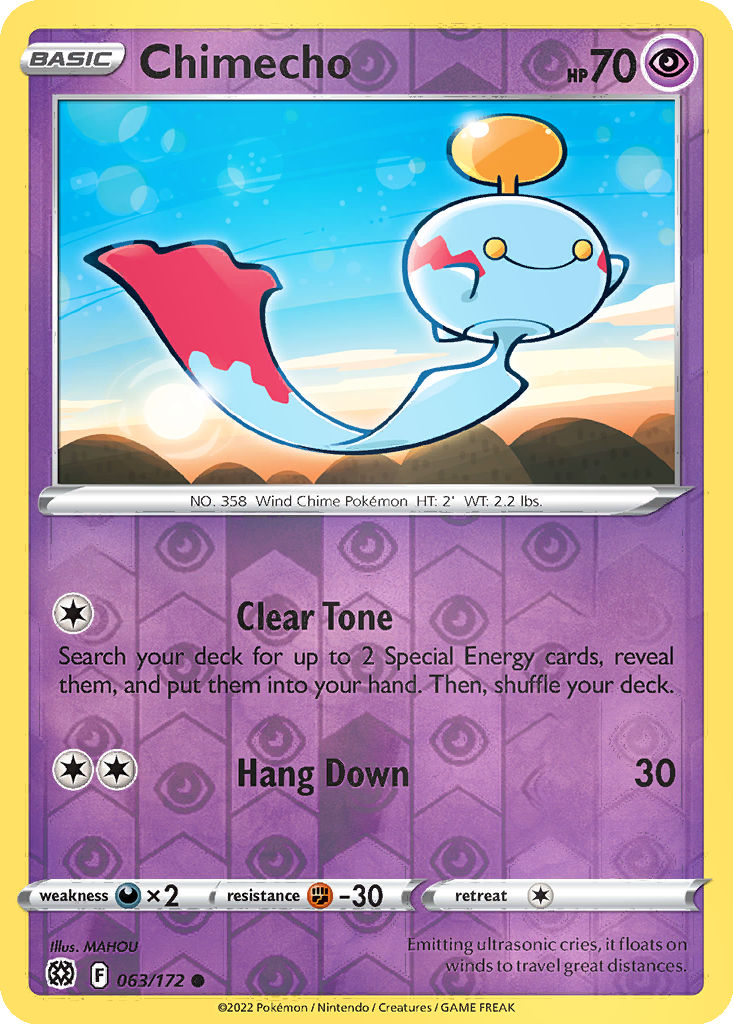 Chimecho [Reverse Holo] #63