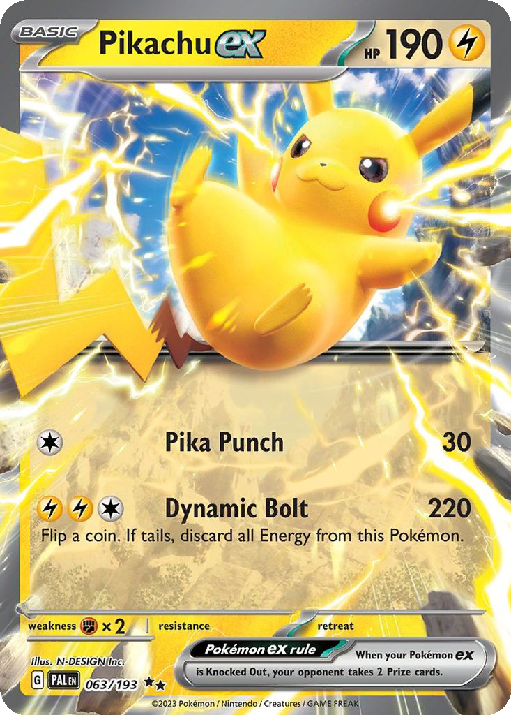 Pikachu ex #63