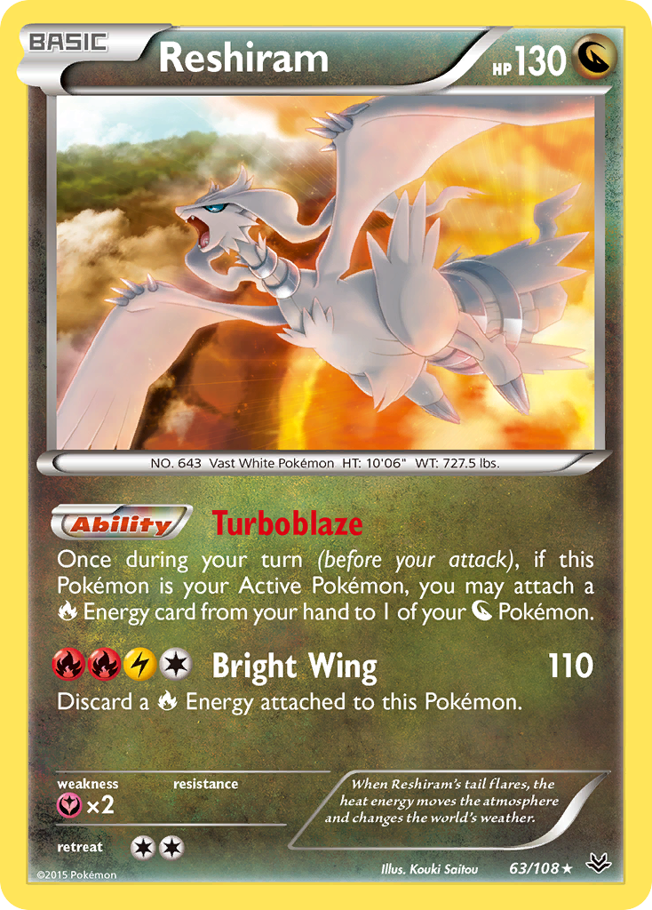 Reshiram Roaring Skies 63