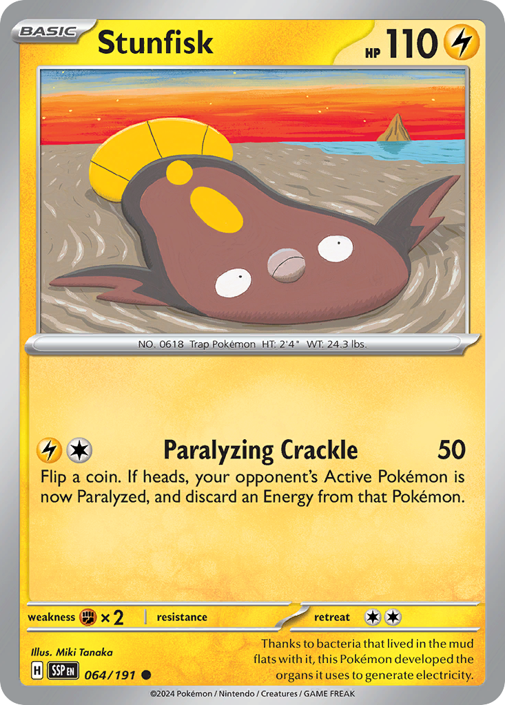 Stunfisk Surging Sparks 64