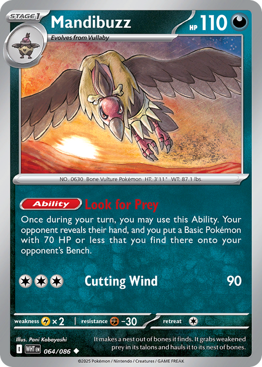 Mandibuzz White Flare 64