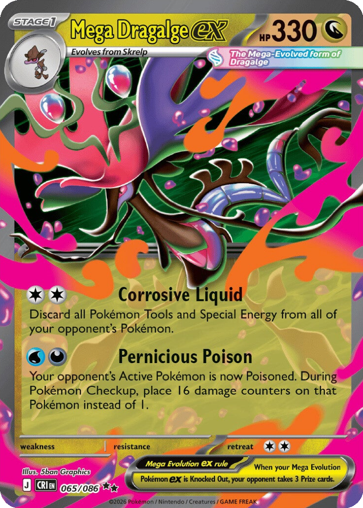 Mega Dragalge ex #65