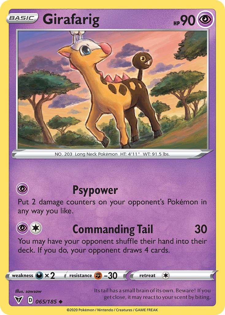Girafarig Vivid Voltage 65